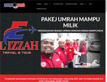 Tablet Screenshot of mampuumrah.com